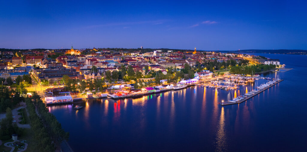Östersund by night
